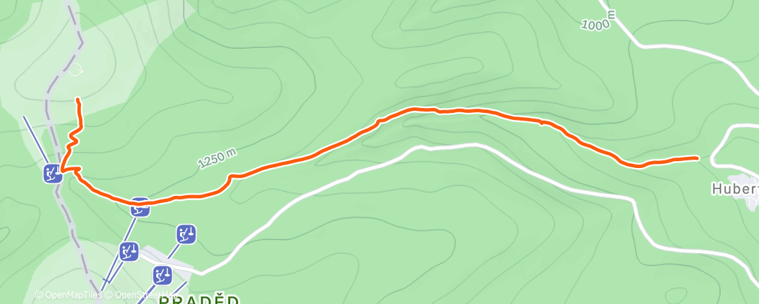 Карта физической активности (Afternoon Walk tradiční večerní sMarťasem, Henžem a Pavlíkem 👌)