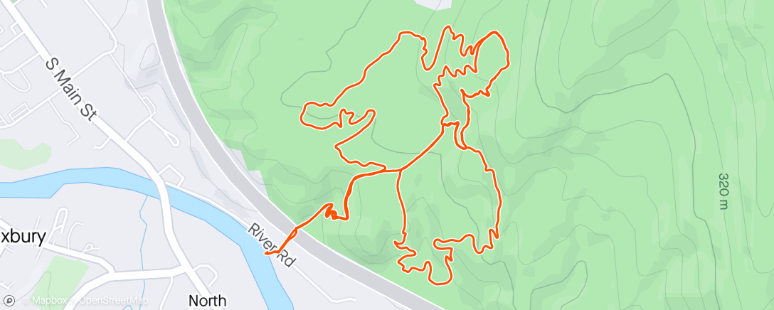 Map of the activity, And now that I am kinda tired, doing a little riding. Of course, I can’t ride early season without running into more people I know.