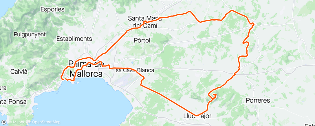Map of the activity, Mallorca 2024 3