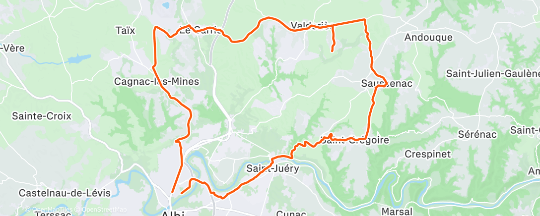 Map of the activity, Valdéries