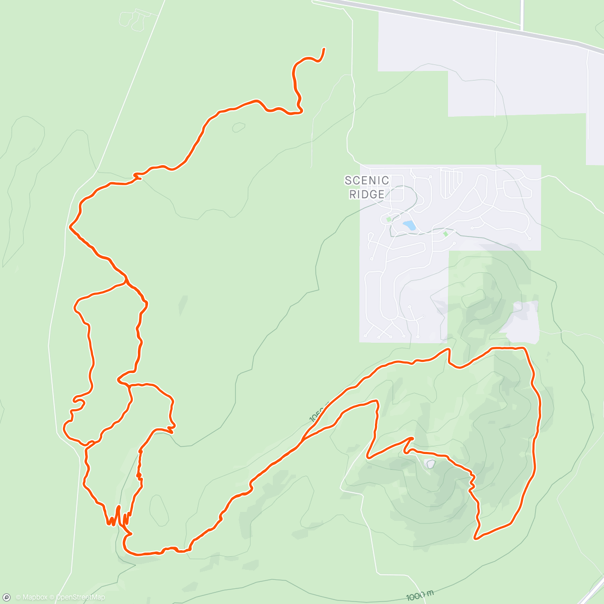 Map of the activity, Cascade View