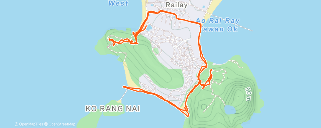 Map of the activity, Railway Bay Afternoon Hike 5km