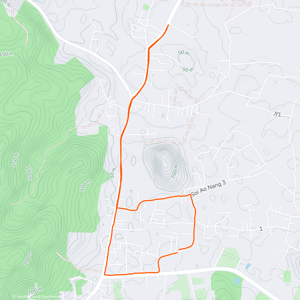 Map of the activity, Za kokosom