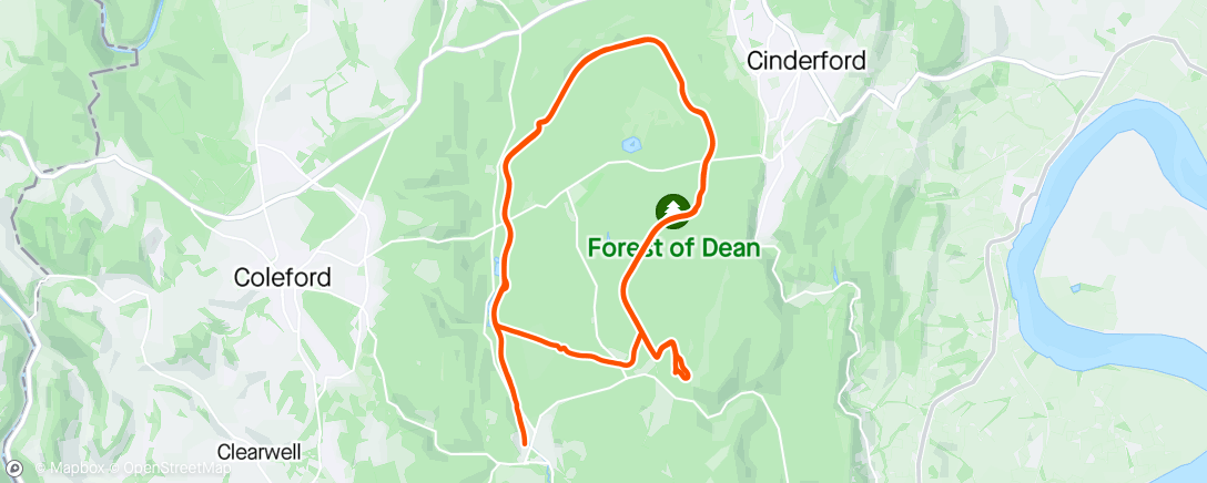 Map of the activity, Afternoon Ride with DL
