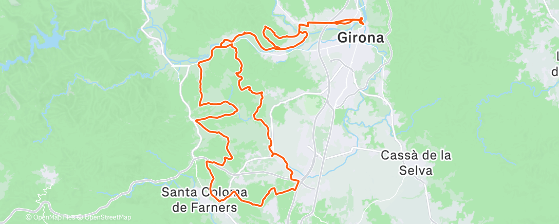 Kaart van de activiteit “Santa Vall recon part deux w/ BP”