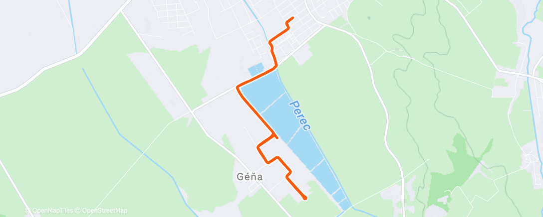 Карта физической активности (Afternoon Run)