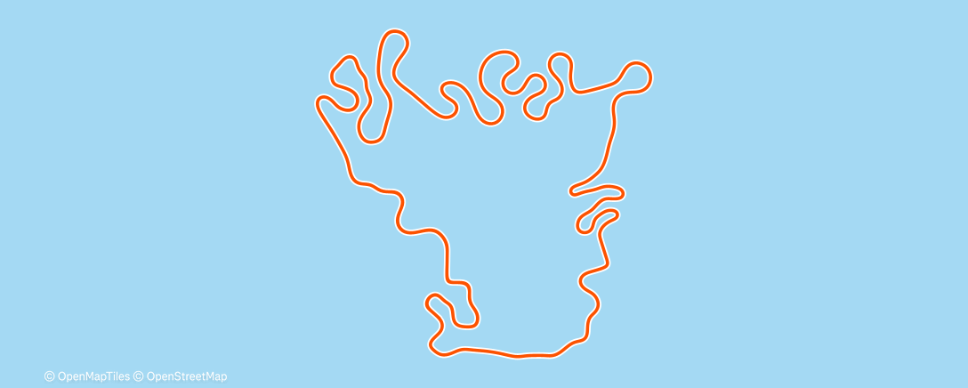 Map of the activity, MyWhoosh - 4min FTP #1