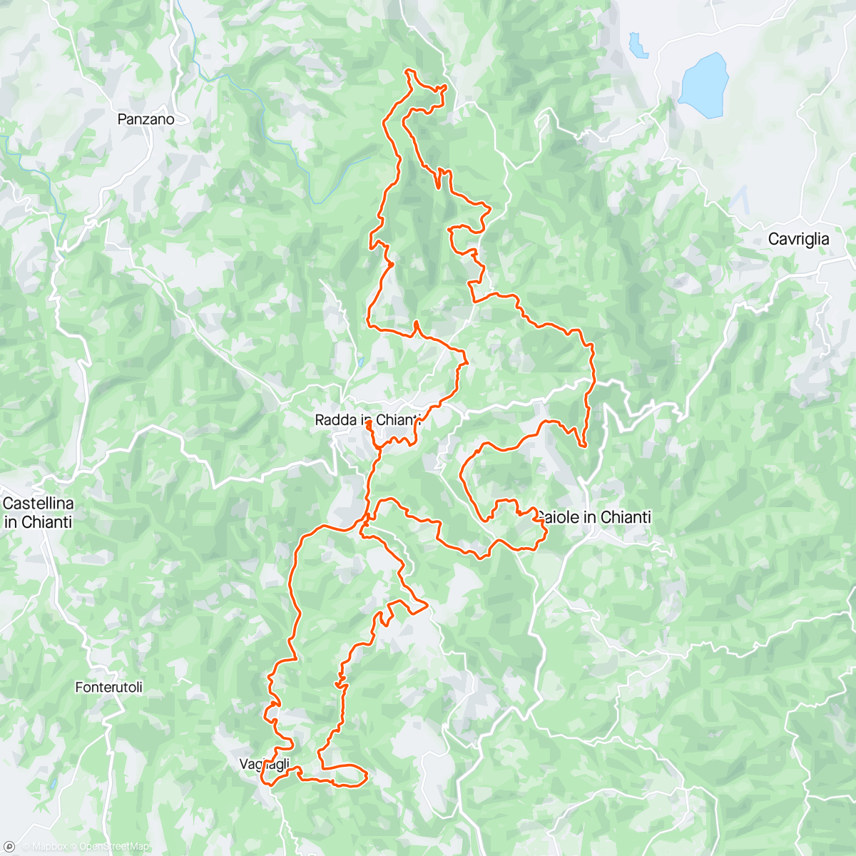 Map of the activity, Chianti Ultra Trail by UTMB - 45th overall