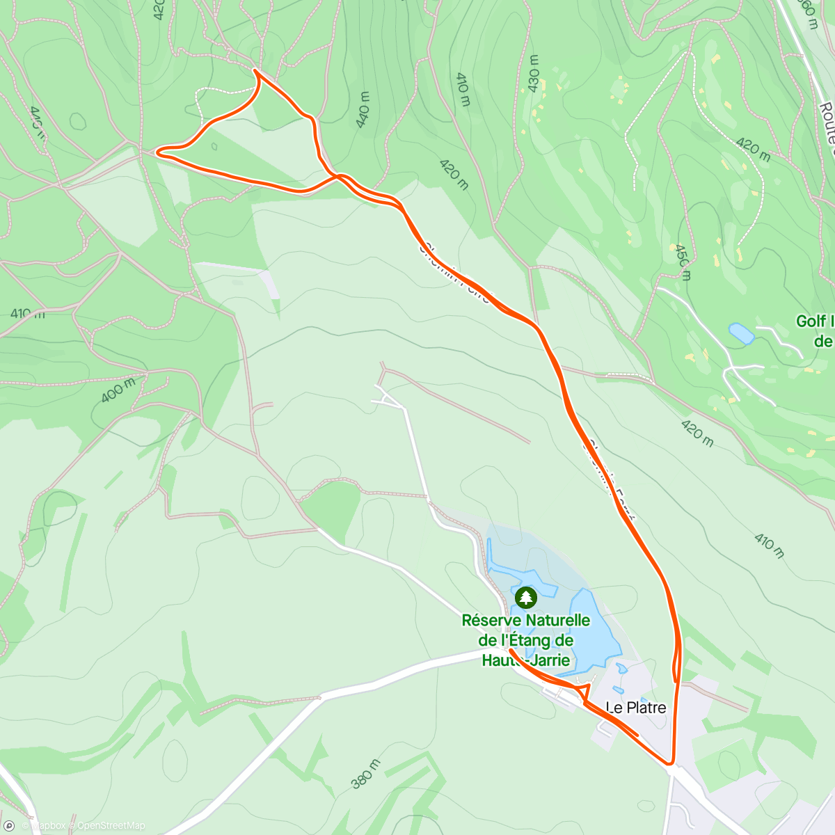 Map of the activity, Trail le matin, Pére/fille jusqu’à la tour!👍😊😘