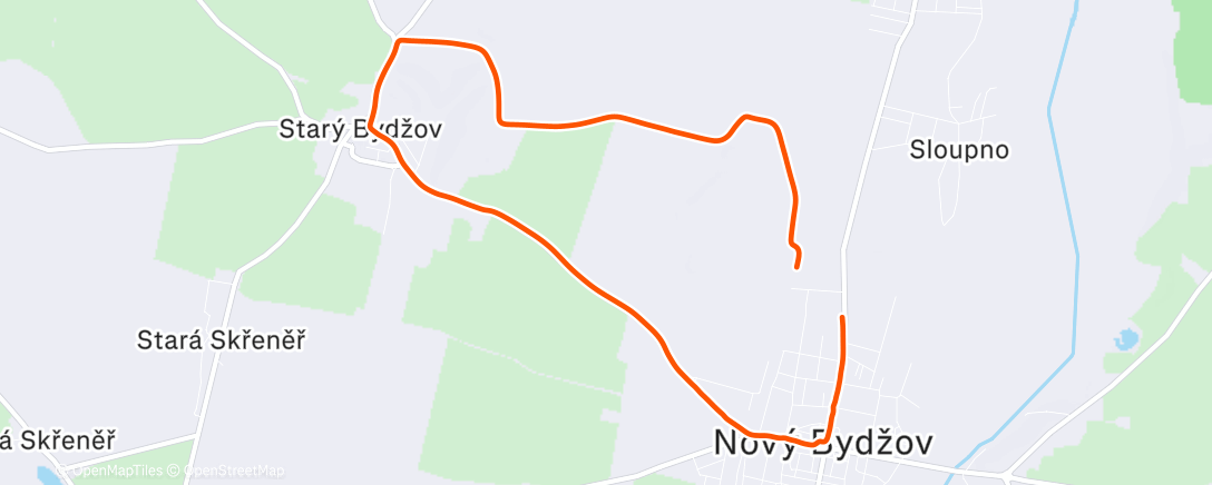 Карта физической активности (Afternoon Walk)