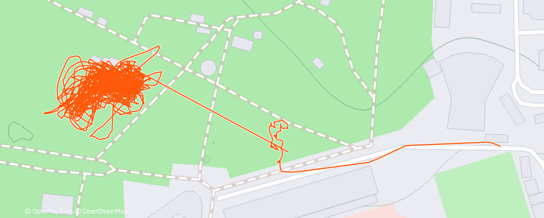 Map of the activity, Катание на коньках (вечер)