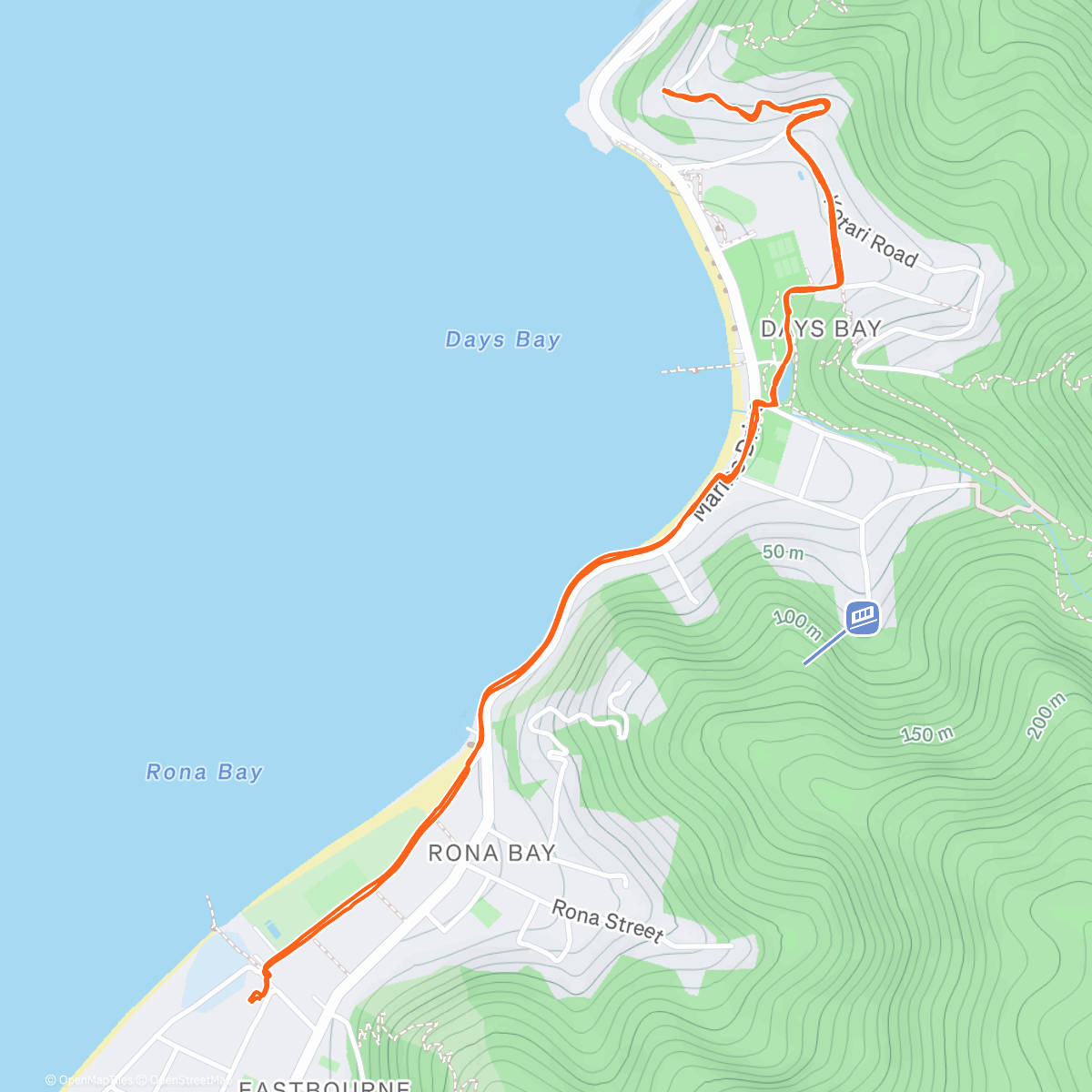 Map of the activity, Sausages and ice cream