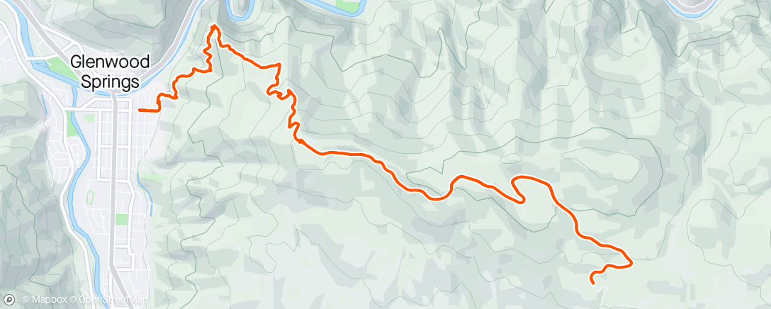 Map of the activity, This route has one of the greatest downhills!