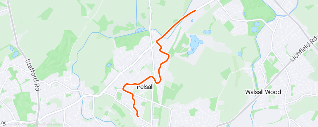 Map of the activity, Afternoon Ride 🥶🌪️🚴