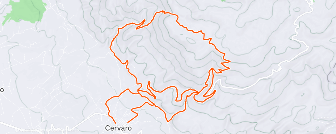 Map of the activity, Morning Ride