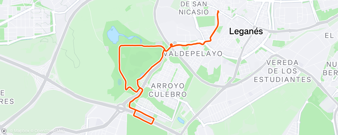 Map of the activity, Rodaje nada más levantarme