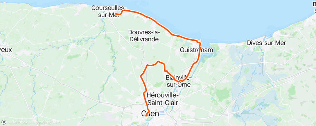 Map of the activity, Marathon de la Liberté