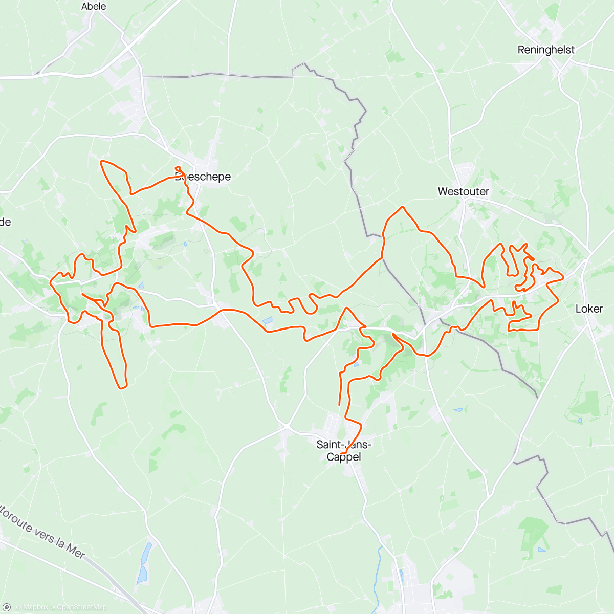 Mapa de la actividad (Trail NTMF 42 avec Sev)