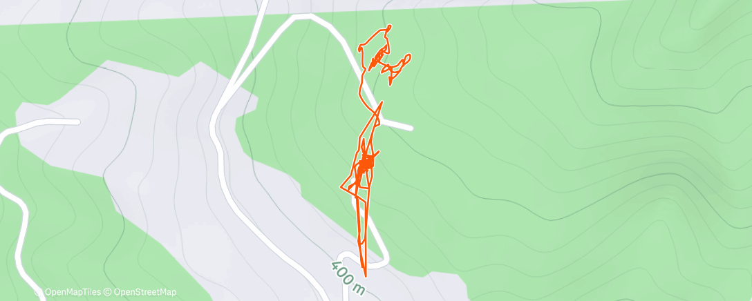 Map of the activity, Lunch Walk