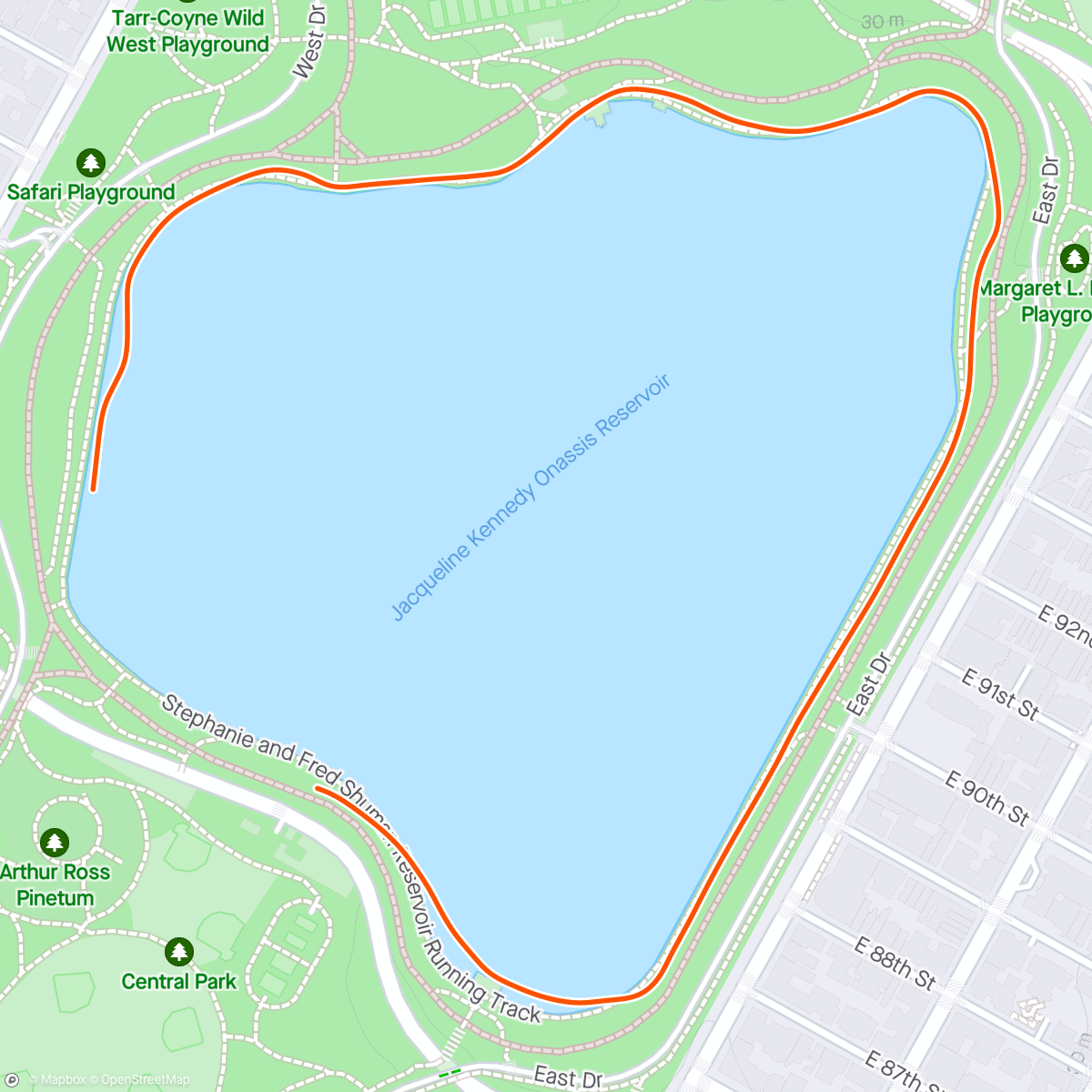 Map of the activity, Zwift - Shuman Trail Loop in New York - new trainers test