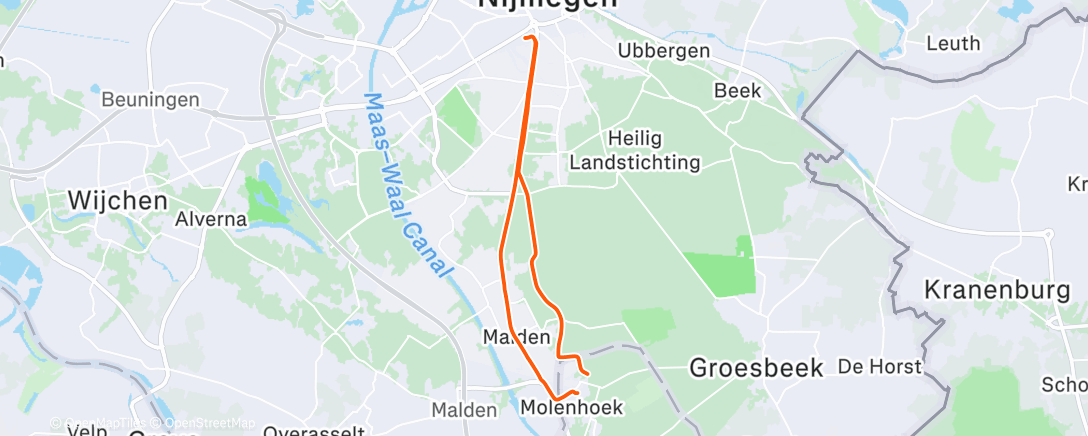 Карта физической активности (Oudejaarsborrel bij Maxim)