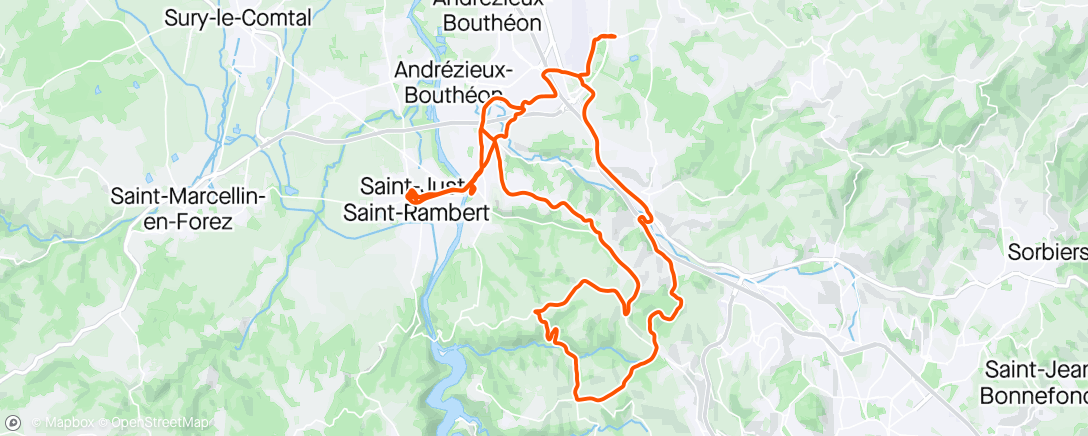 Map of the activity, Vélocité