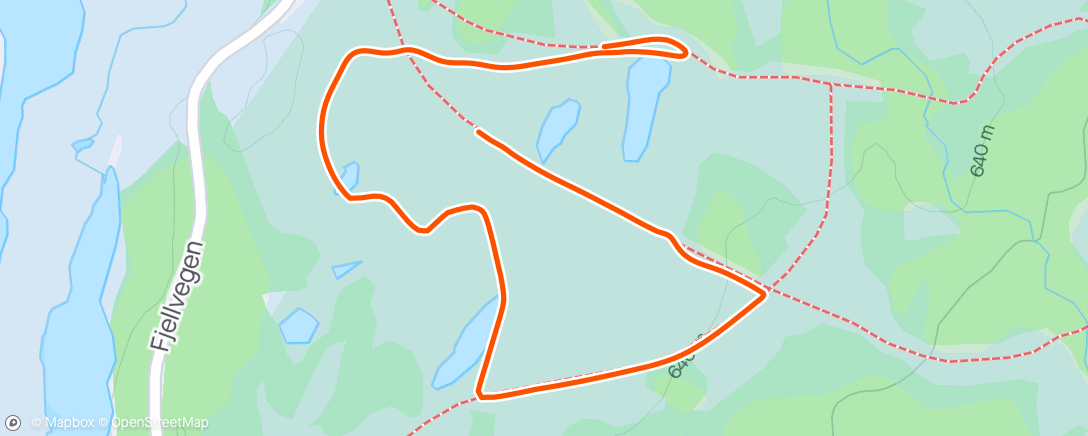 Map of the activity, På skaren med Max 🐕☀️