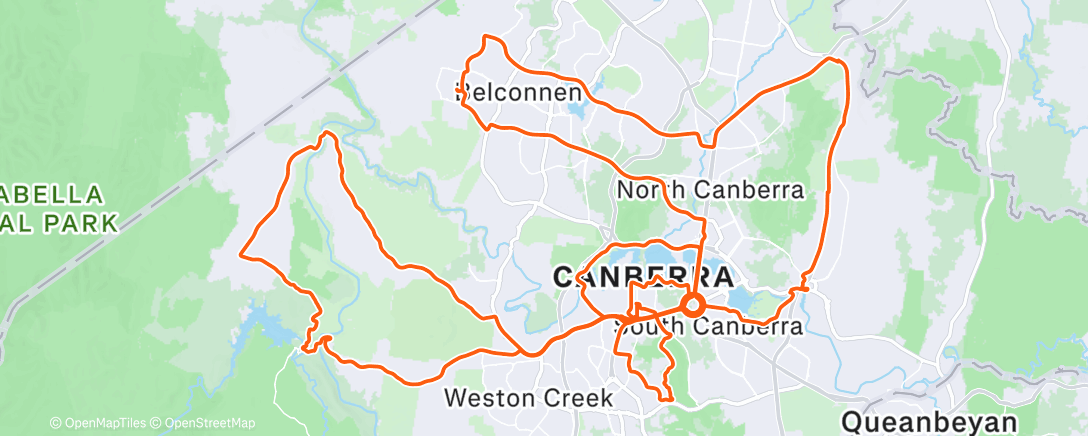 Map of the activity, First hop in 5 years