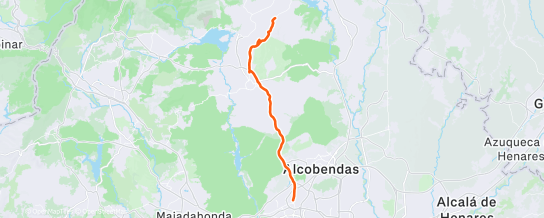 Map of the activity, Cerrito 🏞️🦅🌥️ - Ranky 🗼