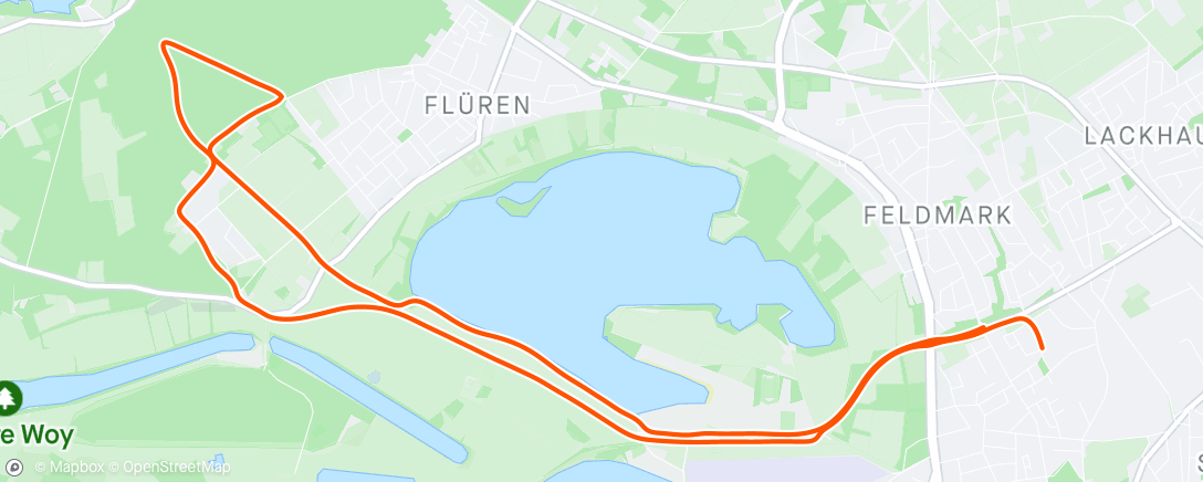 Mapa da atividade, Lauf am Morgen mit Bernd