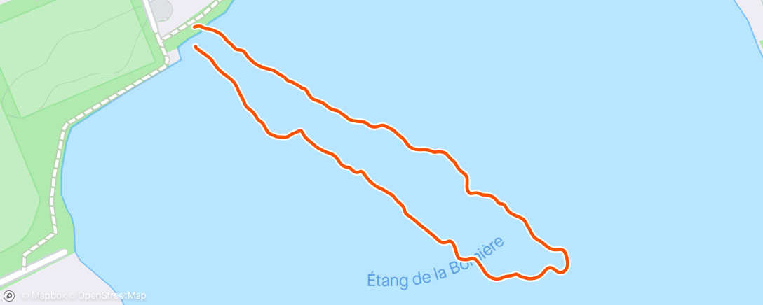 アクティビティ「Triathlon Bain de Bretagne - 🏊‍♀️ Natation」の地図