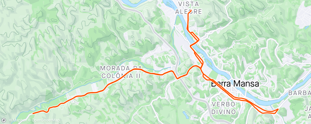 Map of the activity, 2024-04-18Ride