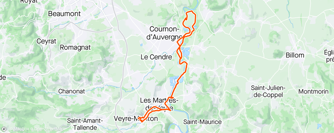 Map of the activity, Balade voie verte en Thule chariot