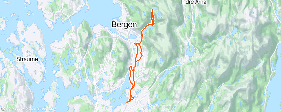 Map of the activity, Isdalen på eFD