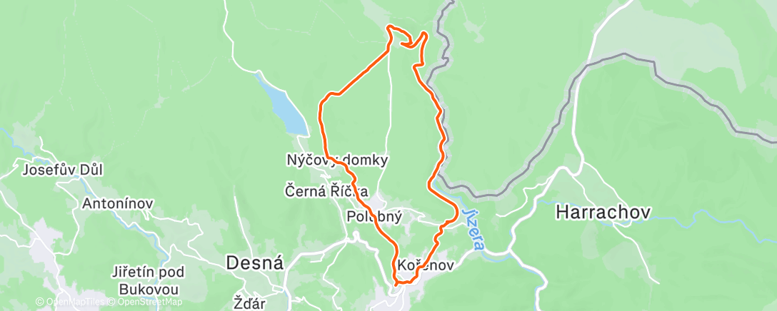 Карта физической активности (Jizerka ❄️)