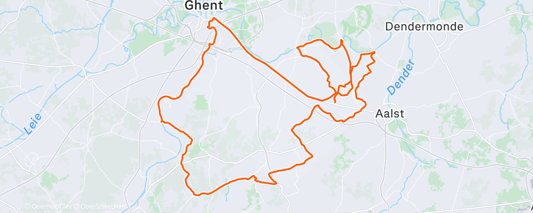 Map of the activity, Training