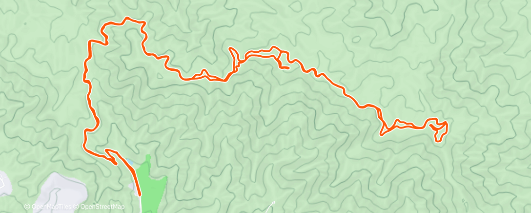 Map of the activity, Lunch Ride