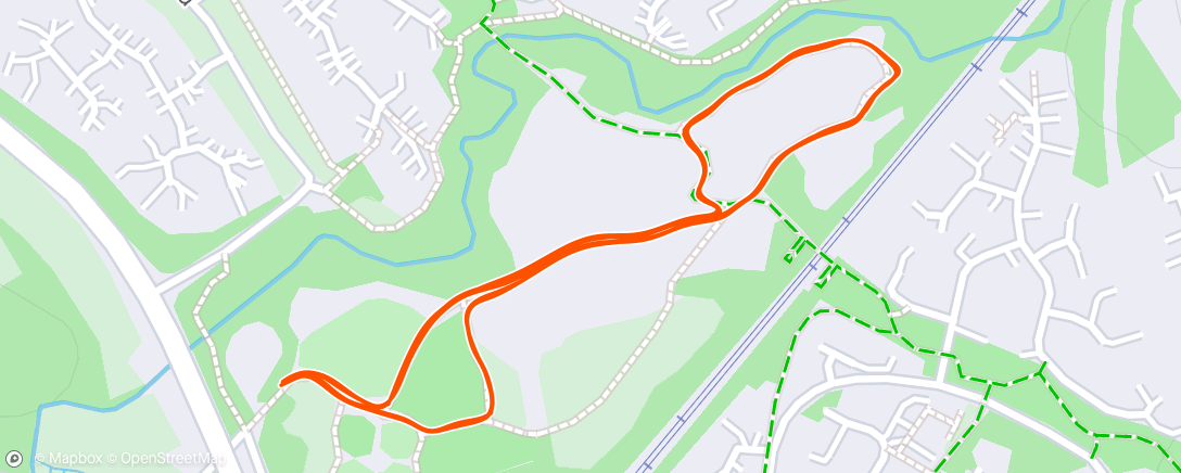 Map of the activity, ParkRun #314