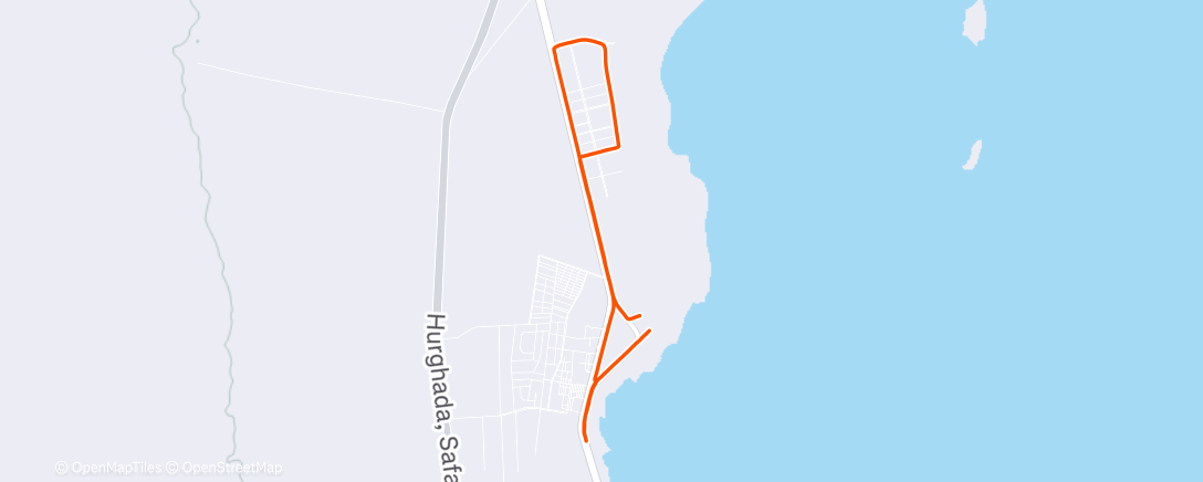 Map of the activity, Morning Run