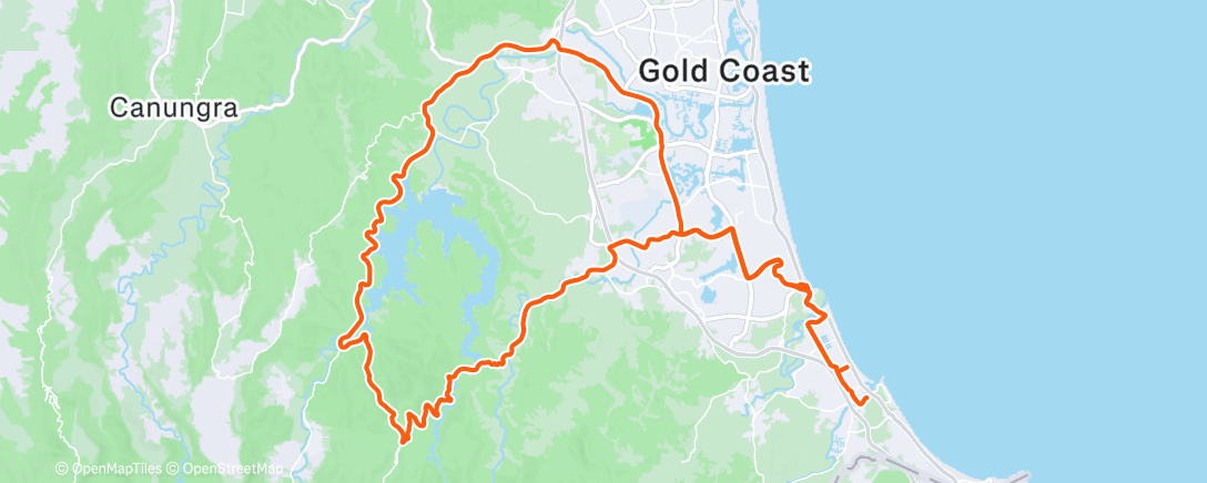 Map of the activity, Morning Ride