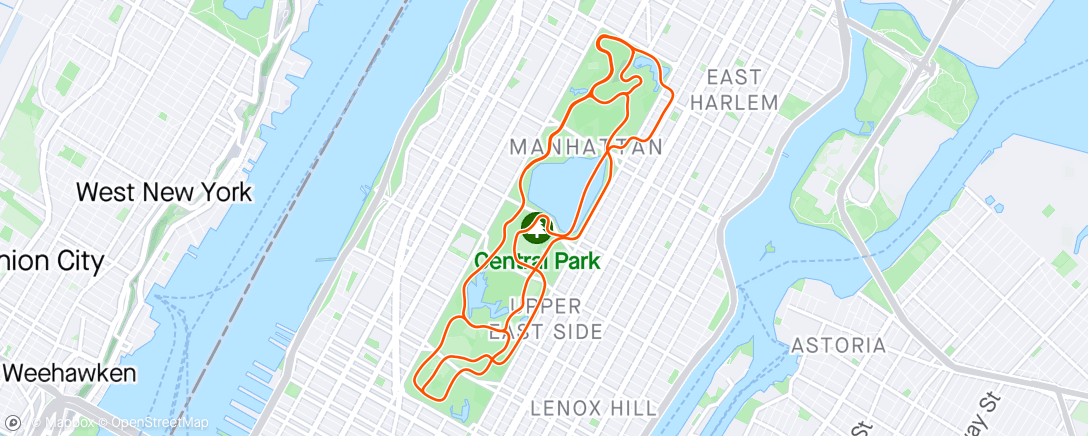 Map of the activity, Zwift - Threshold Torque in New York