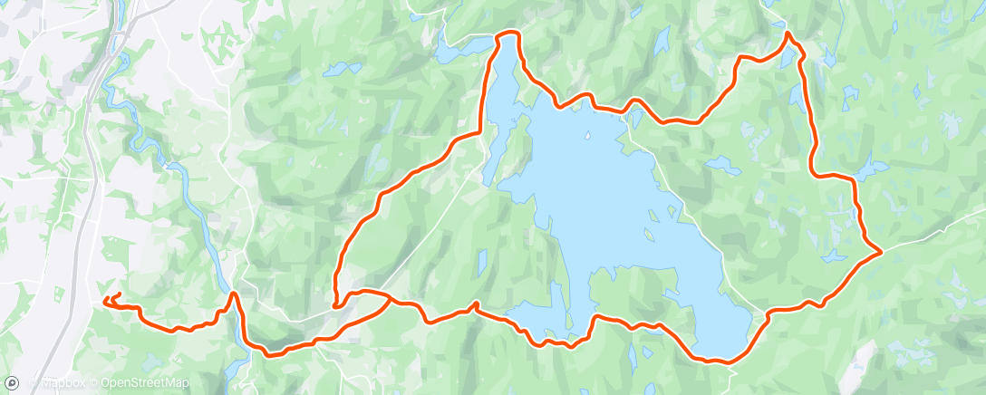 Map of the activity, JV runde om Hønstad