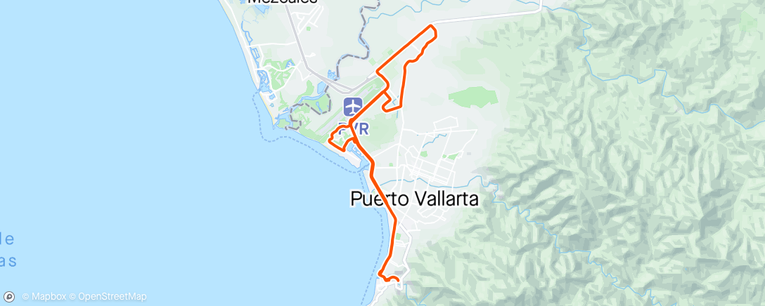 Map of the activity, Ixtapa + Marina Loops