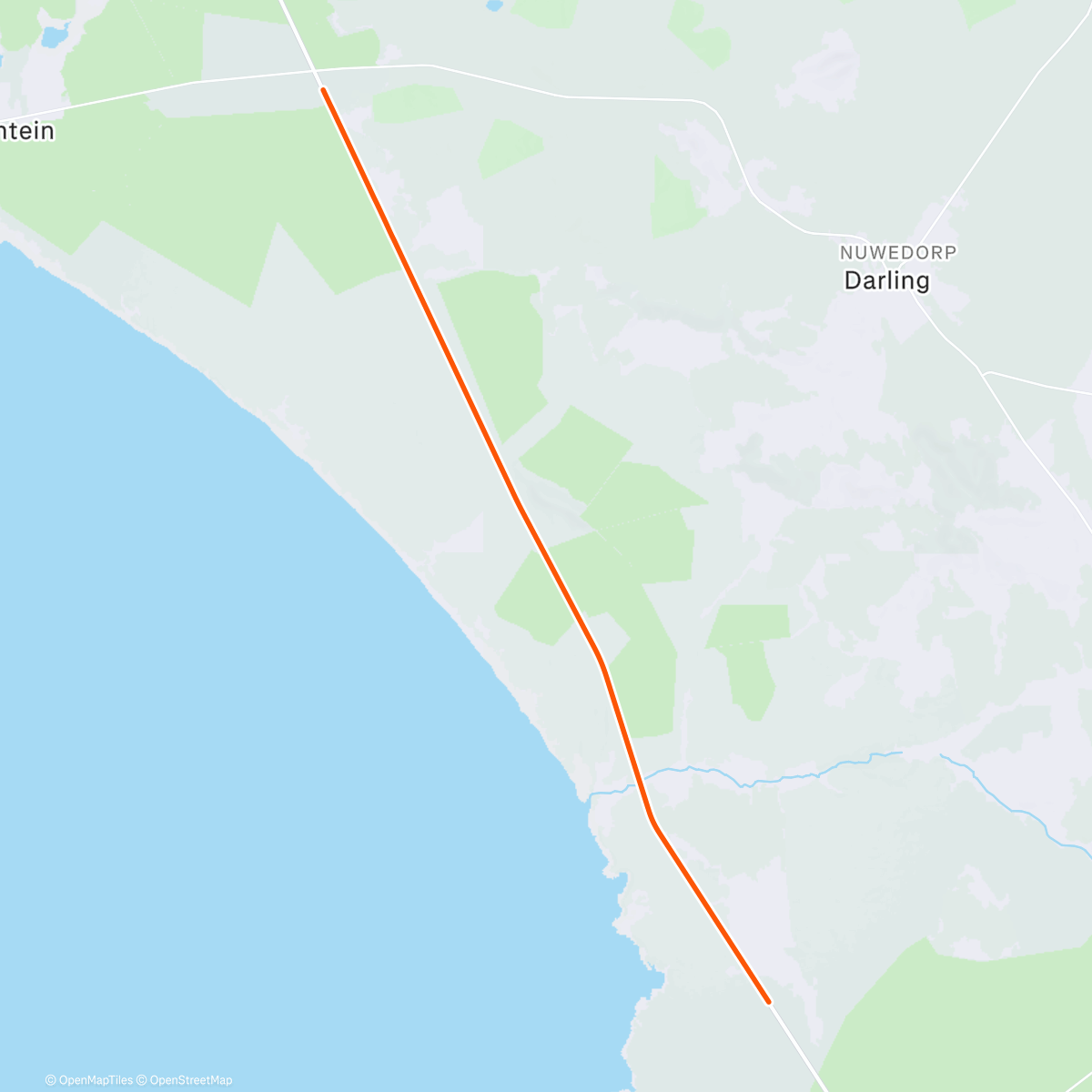 Map of the activity, ROUVY - first pedalstrokes in a few days 🤒