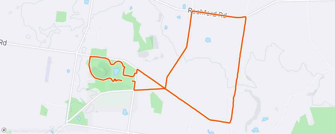 Map of the activity, Run the Rock