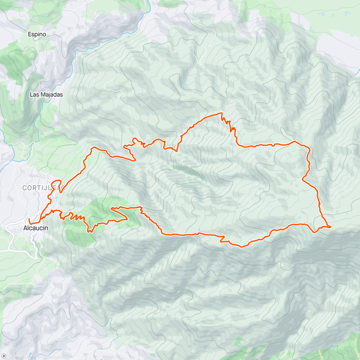 Map of the activity, La Maroma ⛰️