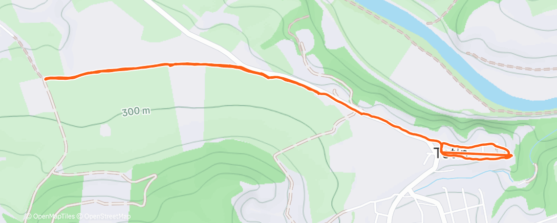 Map of the activity, Kolo běh s Emilkou