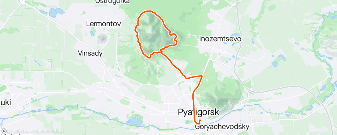Mapa de la actividad (Болею)