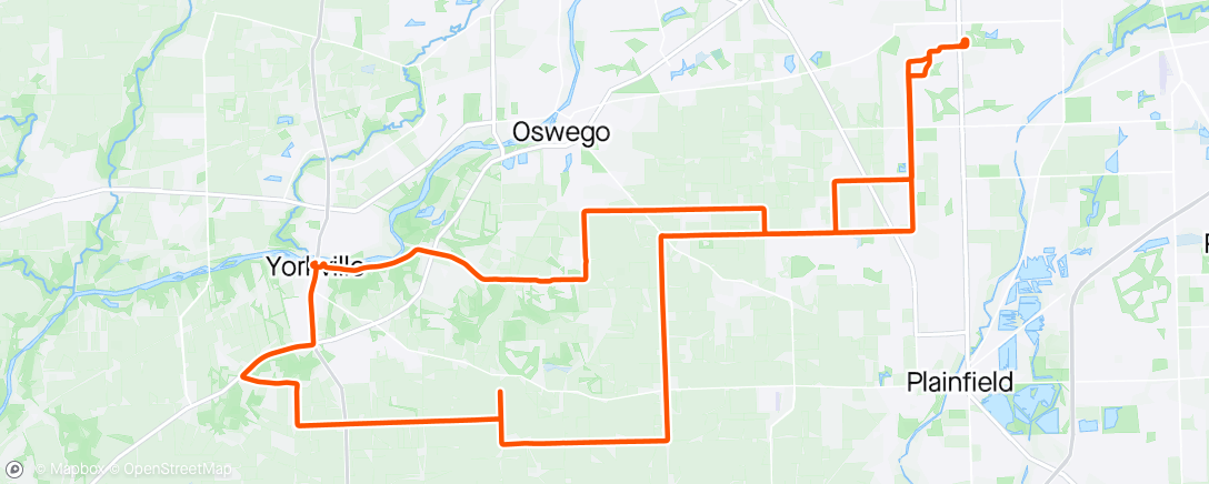 Map of the activity, Morning Ride