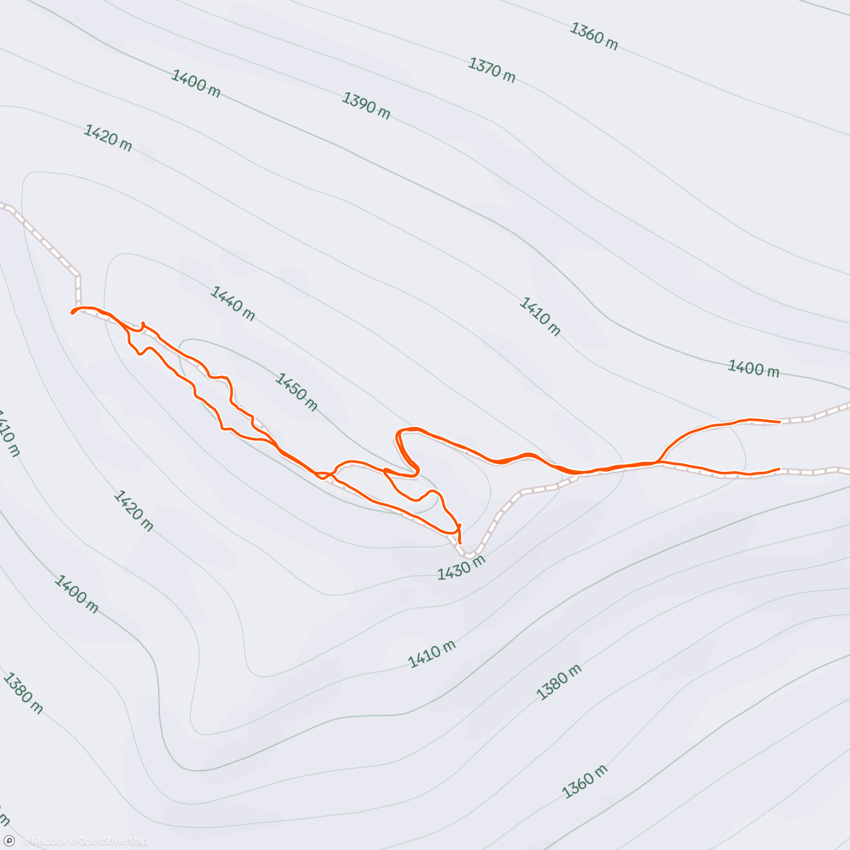 Map of the activity, Buffalo Point Hike Antelope Island